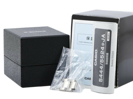 CASIO カシオ 腕時計 G-SHOCK G-STEEL GST-W110D-1AJF ブラック文字盤 シルバー SS メンズ 美品