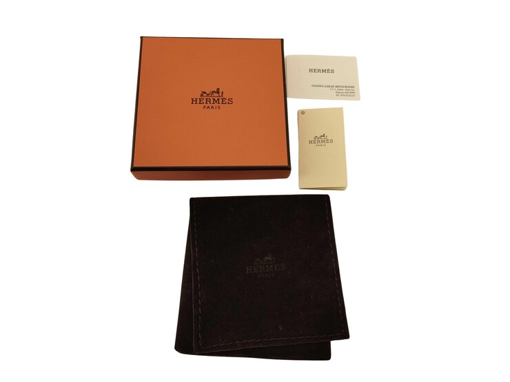 HERMES エルメス ブレスレット ビーアピ - レッド系 レザー レディース ゴールド金具 新品未使用展示品