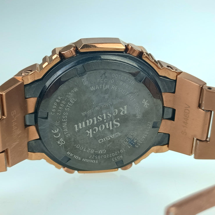 CASIO カシオ 時計 GSHOCK FULL METAL フルメタル 2100 Series GMB2100GD5AJF ローズゴールド GP メンズ アナデジ