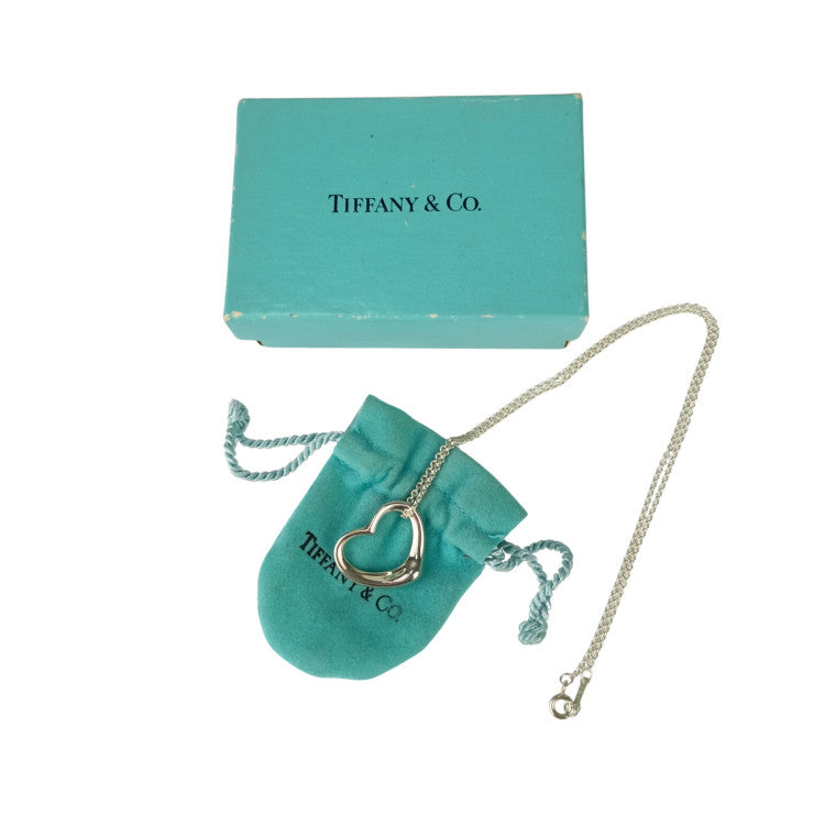 TIFFANY&Co ティファニー ネックレス エルサペレッティ オープンハート SV SV925 レディース ビッグ