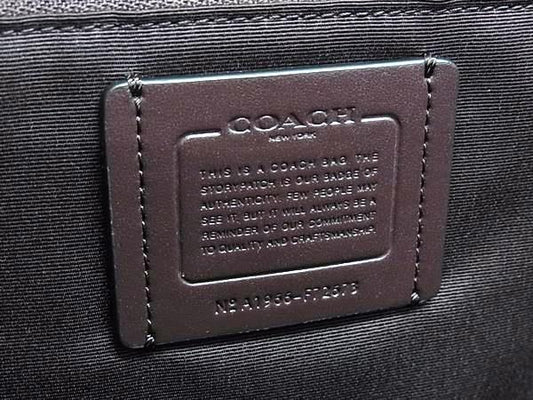 COACH コーチ トートバッグ タウントート F72673 ブラック レザー レディース ショルダーバッグ 新古未使用展示品