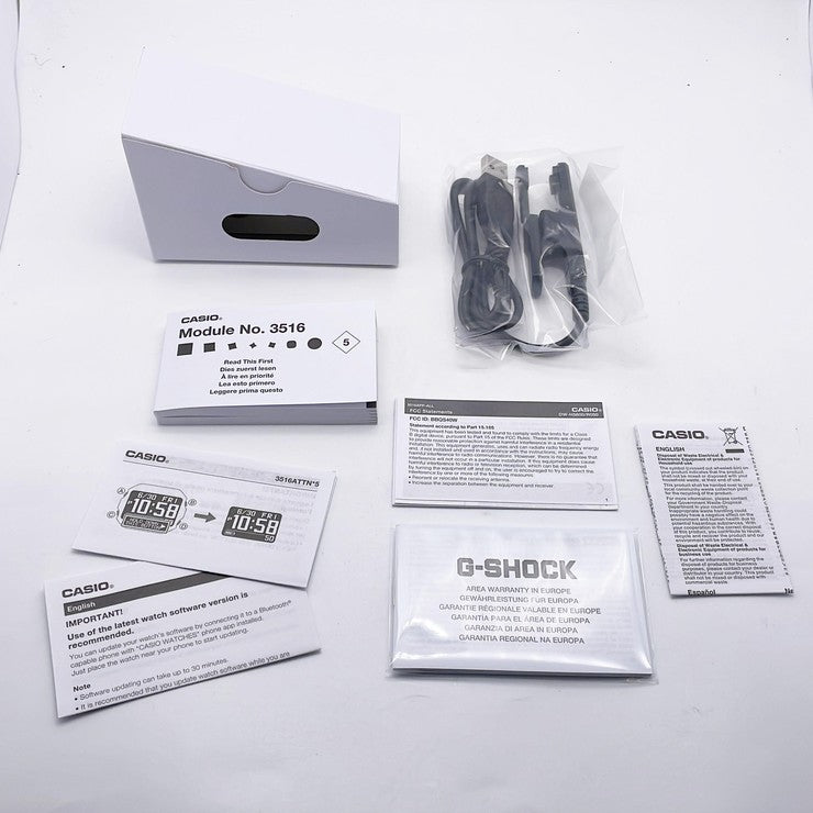 CASIO カシオ 時計 GSHOCK GSQUAD 5600 SERIES DWH56007JR ブラック ホワイト 樹脂(バイオマスプラスチック) メンズ デジタル 新品未使用展示品