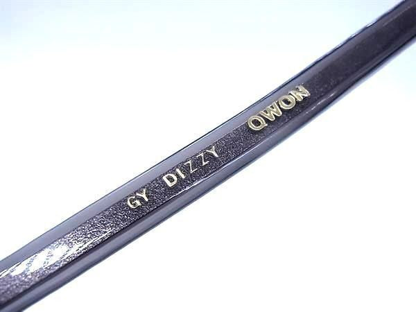 QWON クヲン サングラス グレー系 クリアブルー プラスチック ユニセックス 新品未使用展示品