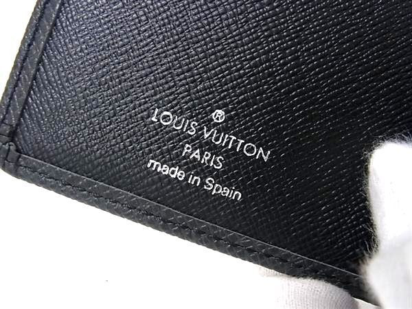 LOUIS VUITTON ルイヴィトン 手帳カバー アジェンダ ポッシュ R20425 ブラック系 タイガ レザ− メンズ 新品未使用展示品