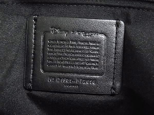 COACH コーチ リュックサック ディズニー × コーチ ミディアム チャーリー バックパック シグネチャー キャンバス ウィズ 白雪姫 アイズ プリント F72816 ブラウン系×ブラック系 PVC レディース ゴールド金具 超美品