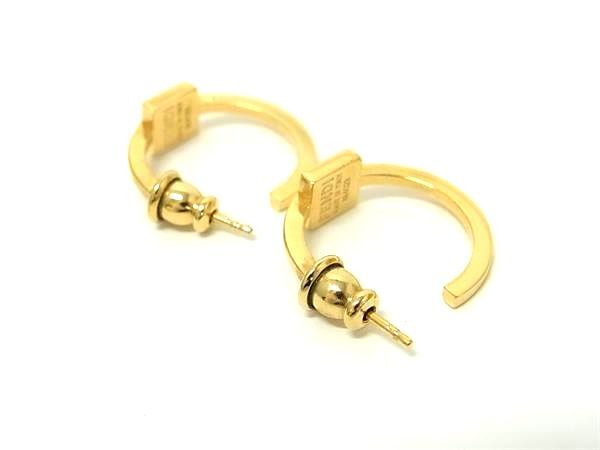 FENDI フェンディ ピアス フォーエバー フープピアス 8AH992 ゴールド メタル レディース