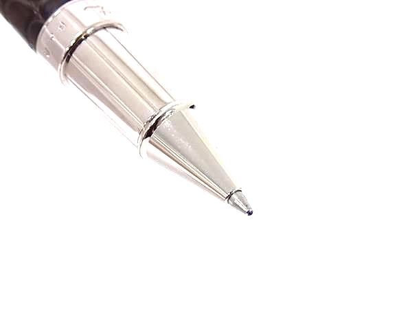 S.T.Dupont エス・テー・デュポン ボールペン オランピオ アリゲーター 482854 ブラウン シルバー クロコダイル メンズ 限定品 美品