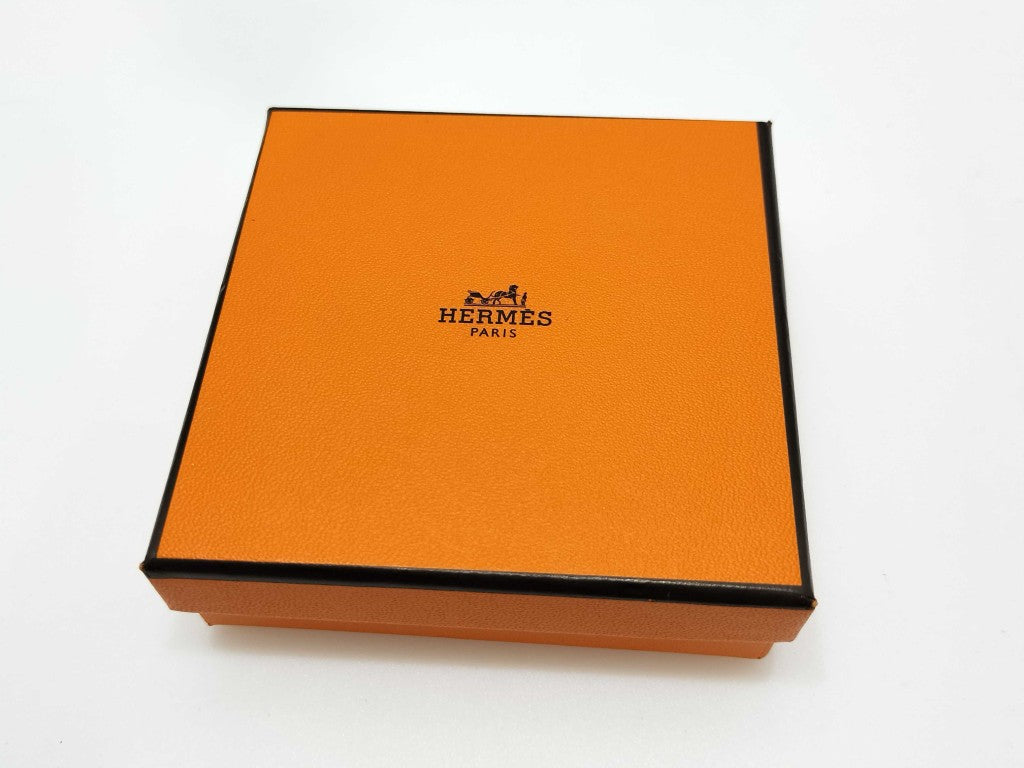 HERMES エルメス バッグチャーム フルーツチャーム オレンジ シルバー レザー SV925 ユニセックス オレンジ