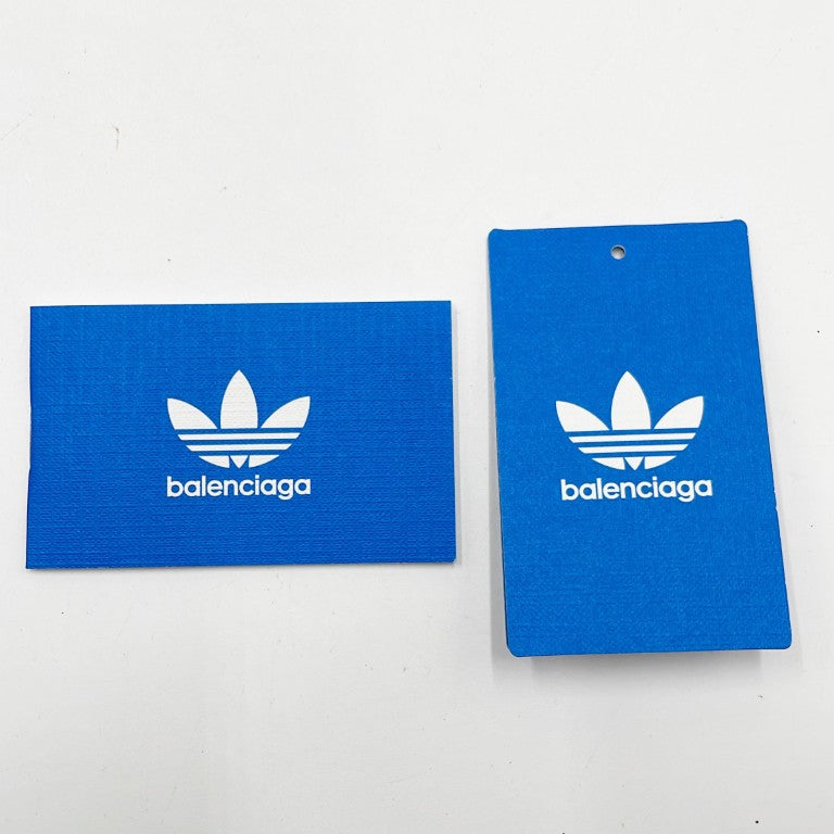 BALENCIAGA バレンシアガ 財布 ストラップウォレット 729322 ブラック ホワイト レザー ユニセックス adidasコラボ ショルダーウォレット