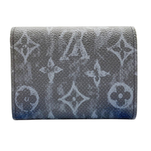 LOUIS VUITTON ルイヴィトン 財布 オーガナイザー・ドゥポッシュ M69998 ブラック系 モノグラムパステル メンズ 三つ折り財布 ショルダーウォレット シルバー金具 超美品