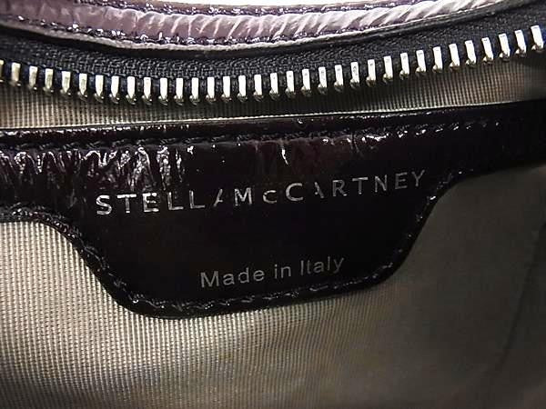 STELLA McCARTNEY ステラ マッカートニー ハンドバッグ DARTMOOR SMALL ダートムーア スモール 7B0179 WP0632 6011 ボルドー系 ビーガンレザー クリンクルパテント加工 レディース 2WAY ショルダーバッグ 新品未使用展示品
