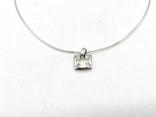 Tiffany&Co. ティファニー ネックレス ピアストクロス シルバー系 SV925 レディース 美品