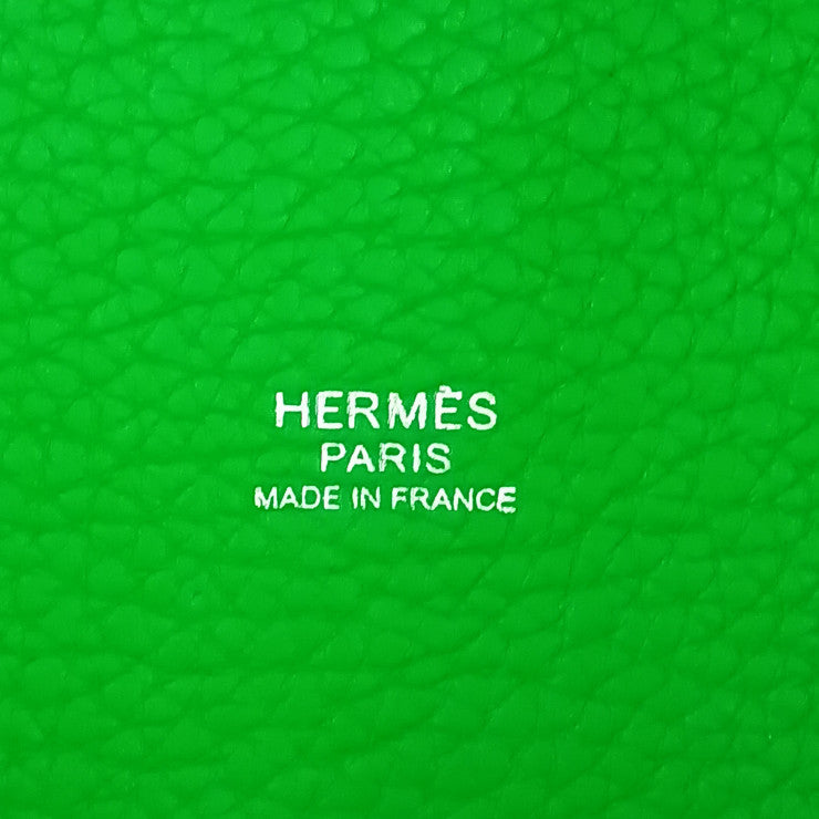 HERMES エルメス ハンドバッグ ピコタンロック PM バンブー(グリ−ン系) トリヨンクレマンス レディース シルバー金具 美品