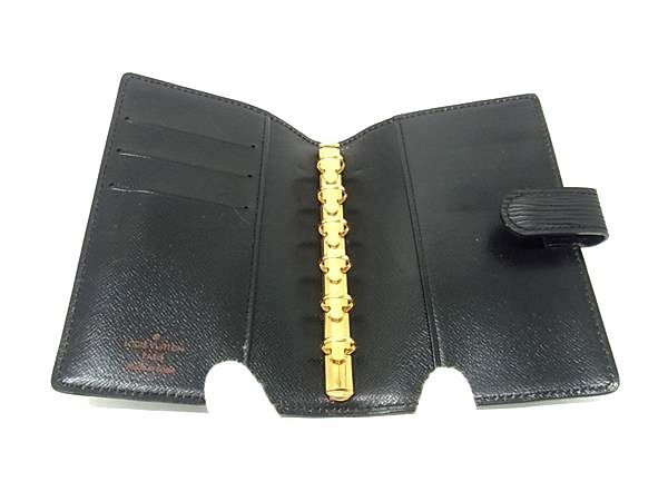 LOUIS VUITTON ヴィトン 手帳カバー アジェンダPM R20052 ノワール (ブラック) エピ ユニセックス 6穴式