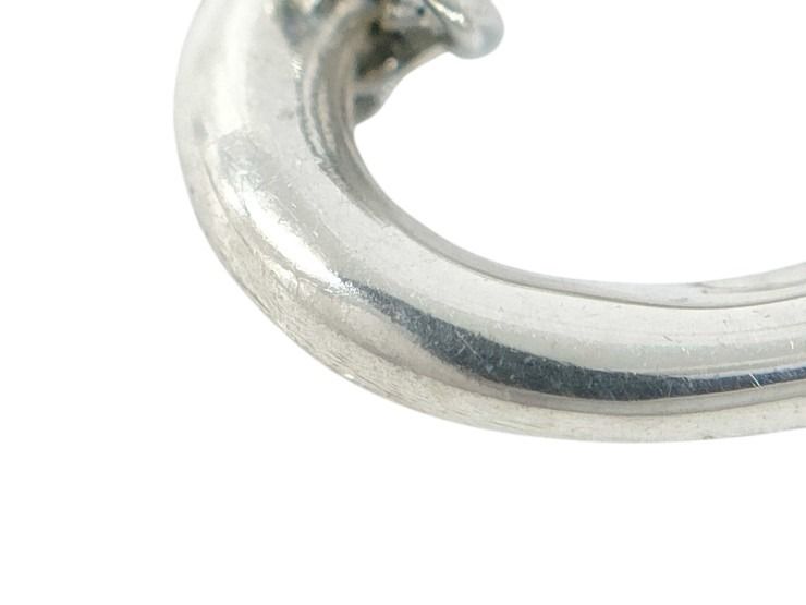 Tiffany&Co. ティファニー ネックレス エルサペレッティ オープンハート シルバー系 SV925 レディース 美品