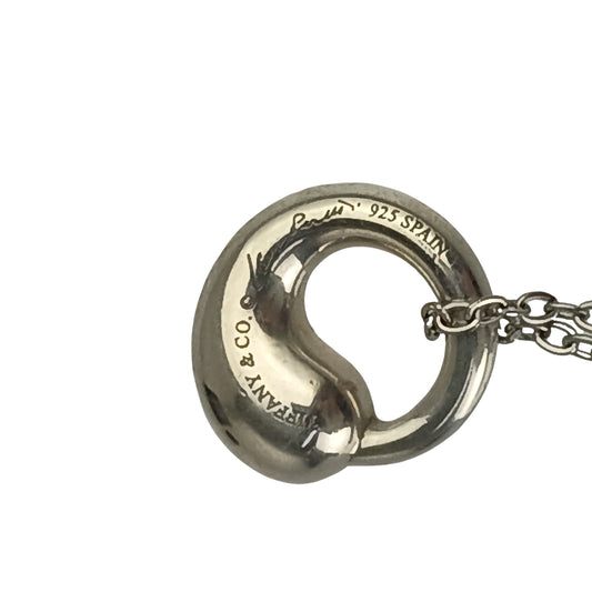 Tiffany&Co. ティファニー ネックレス エルサペレッティ エターナルサークル シルバー系 SV925 レディース 美品