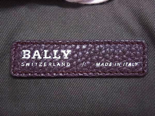 BALLY バリー ビジネスバッグ CURIUS TSP ブリーフケース ボルドー レザー ユニセックス 2WAY シルバー金具 美品