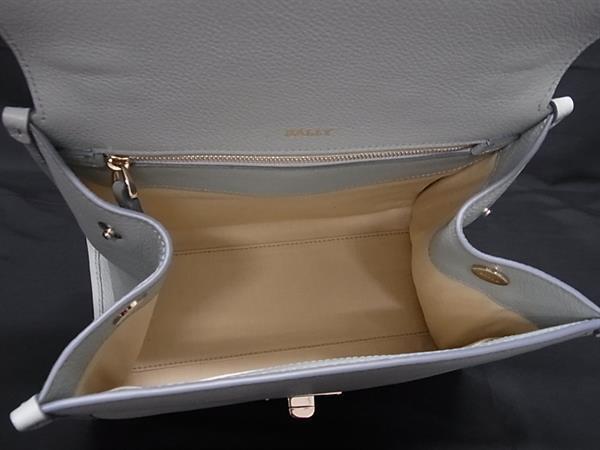 BALLY バリー ハンドバッグ BREEZE SM ブリーズ SM ミントグリーン レザー レディース トップハンドル 2WAY ゴールド金具 新品未使用展示品