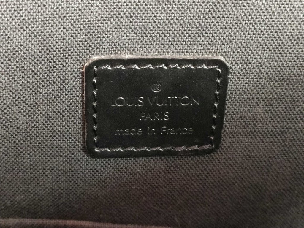 LOUIS VUITTON ルイヴィトン ショルダーバッグ スティーブ M46530 ブラウン系 モノグラムグラセ メンズ シルバー金具 美品