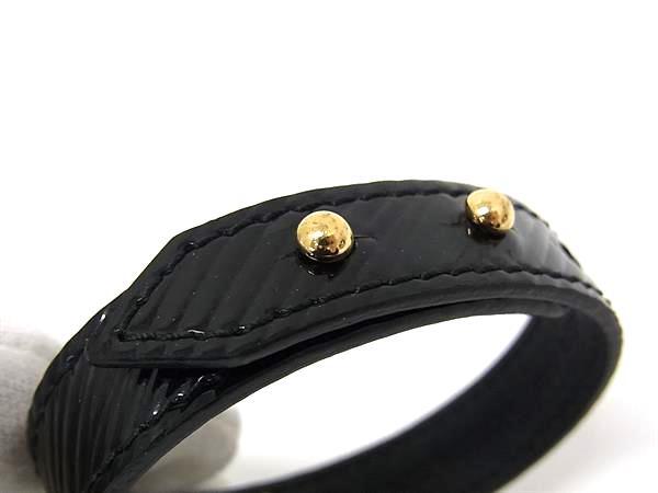 LOUIS VUITTON ルイヴィトン ブレスレット ブラスレ LVツイスト M6444 ブラック エピ エレクトリック ユニセックス 美品