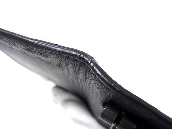 BOTTEGA VENETA ボッテガヴェネタ キーケース イントレチャート 339336 ブラック系 レザー ユニセックス 4連 美品