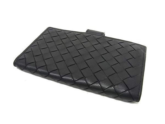 BOTTEGA VENETA ボッテガヴェネタ キーケース イントレチャート 401823 ブラック系 レザー ユニセックス 6連 美品