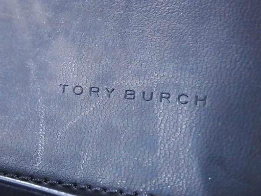 TORY BURCH トリーバーチ ショルダーバッグ ショルダーウォレット ブルー レザー レディース 2WAY シルバー金具 美品