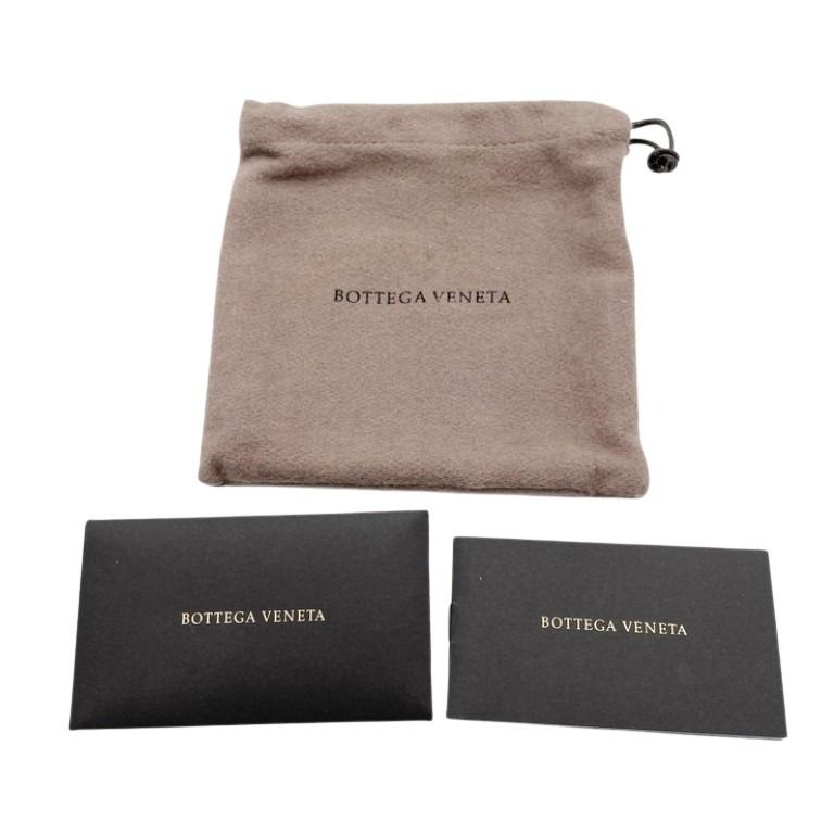 BOTTEGA VENETA ボッテガヴェネタ 二つ折り財布 イントレチャート 600270 グリーン系 レザー レディース ゴールド金具 美品