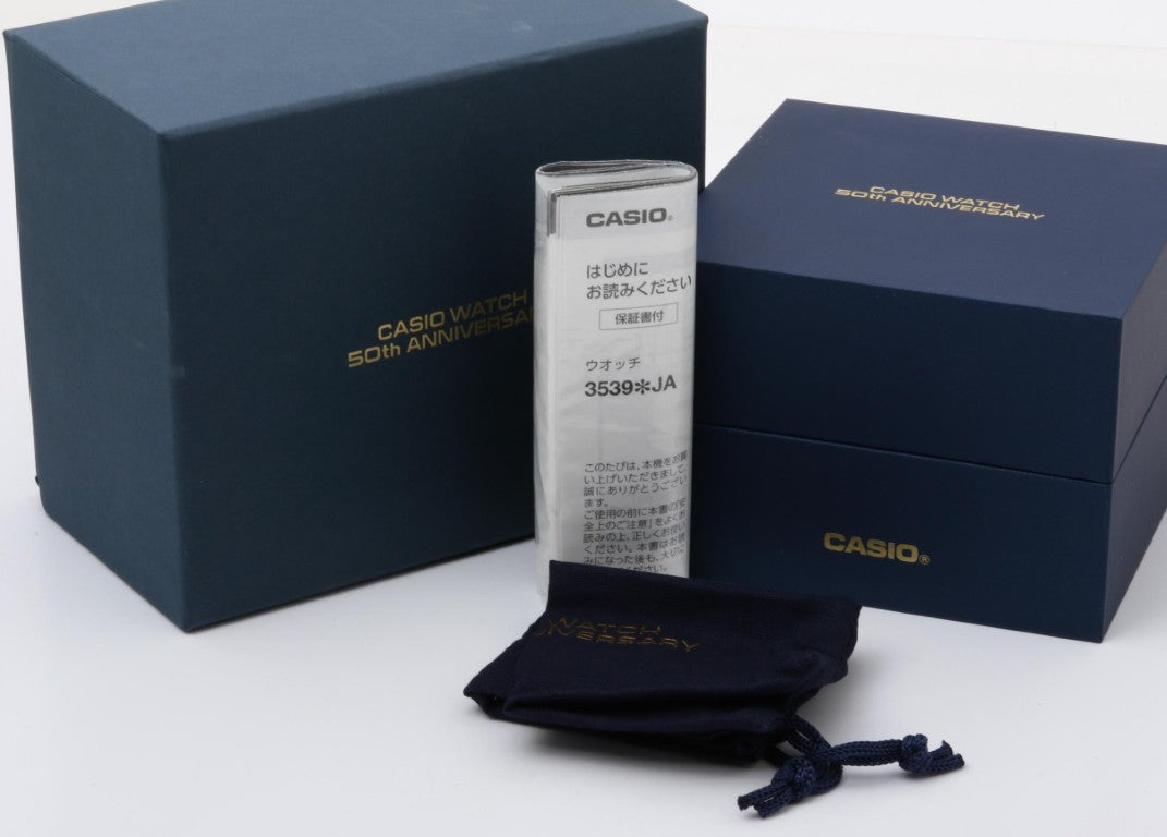 CASIO カシオ 時計 G-SHOCK カシオウオッチ50周年記念モデル FULL METAL 5000 SERIES GMW-B5000SS-2JR ブラック シルバー系 ステンレススチール メンズ デジタル 超美品