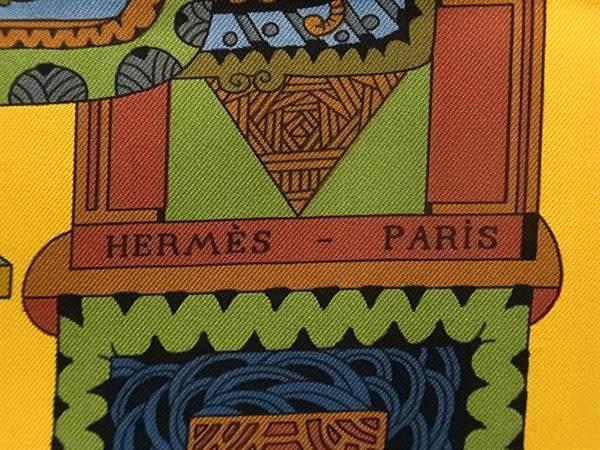 HERMES エルメス スカーフ カレ90 マルチカラー シルク100% レディース ASTRES es SOLEILS 天体と太陽 美品