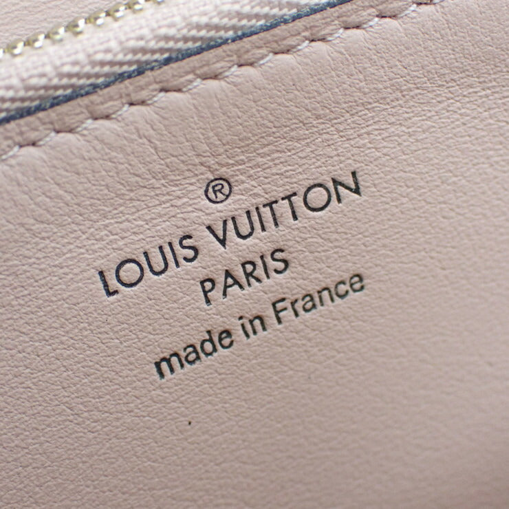 LOUIS VUITTON ルイヴィトン 長財布 ポルトフォイユ・コメット M68582 ブルーマリーヌ トリヨンレザー レディース L字ファスナー ゴールド金具 美品