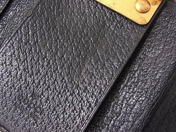 GUCCI グッチ キーケース アニマリエ 523633 ブラック系 レザー ユニセックス ビー Bee ゴールド金具 美品