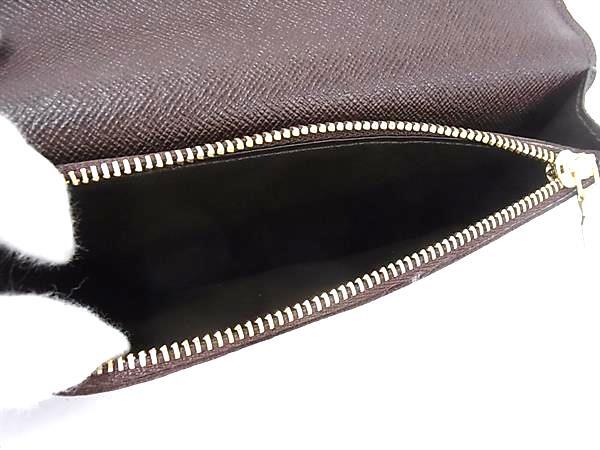 LOUIS VUITTON ルイヴィトン 財布 ポルトフォイユ コロンブス N63022 エベヌ(ブラウン) ダミエ メンズ 二つ折り 長財布 超美品