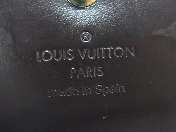 LOUIS VUITTON ルイヴィトン キーケース ミュルティクレ4 M93517 アマラント(パープル系) モノグラムヴェルニ ユニセックス 4連 ゴールド金具 美品