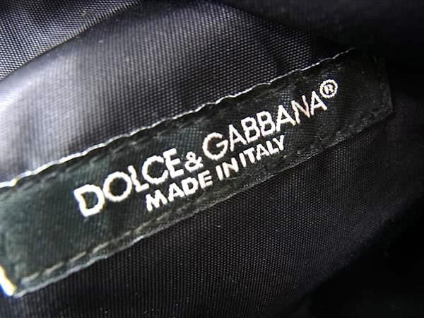 DOLCE&GABBANA ドルチェ&ガッバーナ ショルダーバッグ ブラック系 ナイロン ユニセックス クロスボディ 斜め掛け 美品
