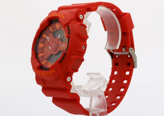 CASIO カシオ 時計 G-SHOCK ANALOG-DIGITAL 110 SERIES GA-110AC-4AJF レッド系 樹脂 メンズ アナデジ 新品未使用展示品