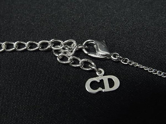 ChristianDior クリスチャンディオール ブレスレット CDロゴ シルバー メタル レディース 超美品