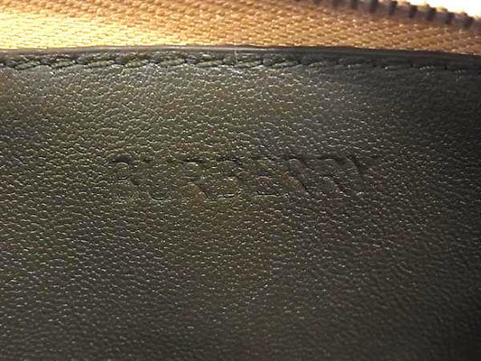 BURBERRY バーバリー フラグメントケース カードケース コインケース MS ALWYN BIN 8091900 SAND (ブラウン系) PVC ユニセックス チェック柄 超美品
