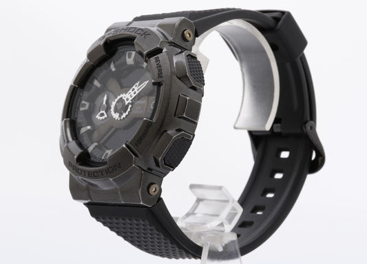 CASIO カシオ 時計 GSHOCK ANALOGDIGITAL 110 SERIES GM110VB1AJR ブラック 樹脂/ステンレススチール メンズ デジアナ 美品