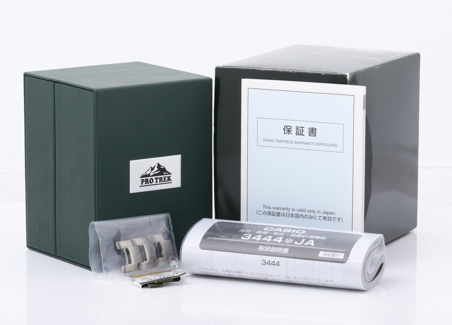 CASIO カシオ 時計 プロトレック トリプルセンサー スリムライン PRW3100T7JF シルバー ステンレス チタン メンズ デジタル