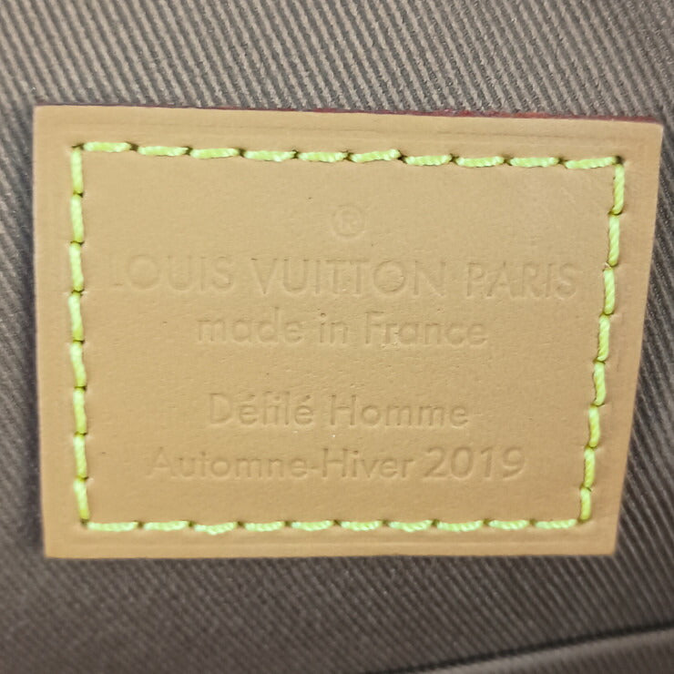 LOUIS VUITTON ルイヴィトン ショルダーバッグ ソフトトランク メッセンジャー MM M44754 ブラウン系 モノグラム ユニセックス ゴールド金具 美品