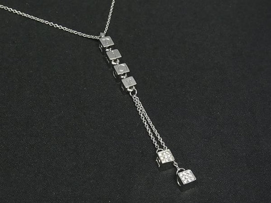 ChristianDior ディオール ネックレス シルバー系 メタル レディース 美品