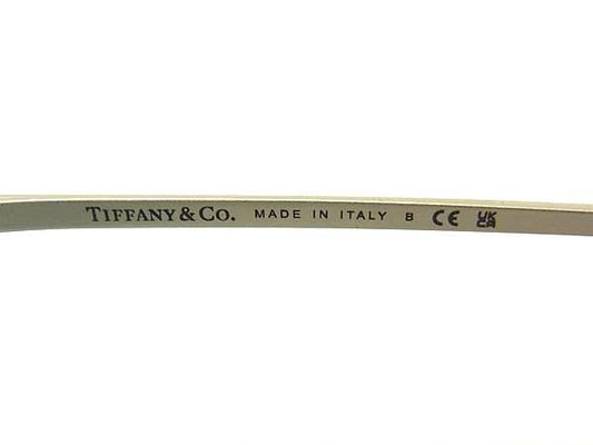 TIFFANY&Co ティファニー サングラス TF4224D ブラック クリアブルーグラデーション メタル ユニセックス 美品