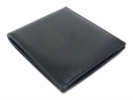 dunhill ダンヒル 二つ折り 財布 LF3020A ブラック系 レザー メンズ 新品未使用展示品