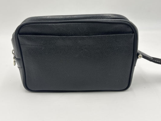 LOUIS VUITTON ルイヴィトン クラッチバッグ カルガ M30812 アルドワーズ(ブラック)系 タイガ メンズ セカンドバッグ シルバー金具