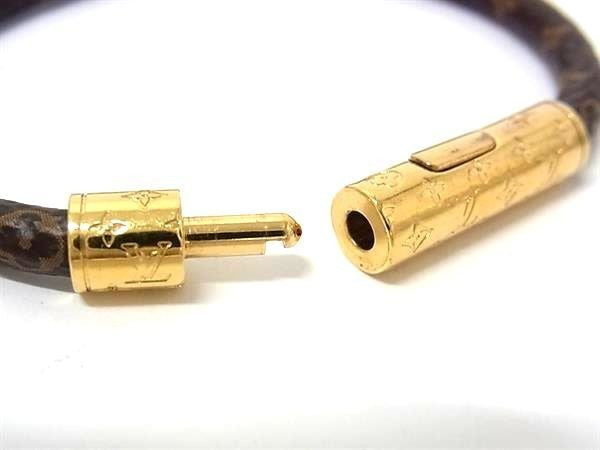 LOUIS VUITTON ルイヴィトン ブレスレット ブレスレット・LV コンフィデンシャル M8274F ブラウン系×ゴールド系 PVC メタル ユニセックス 美品