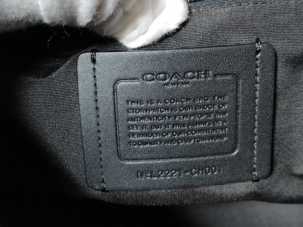 COACH コーチ ハンドバッグ グラハム ストラクチャード トート CH001 ブルー系 レザー ユニセックス 2WAY 美品