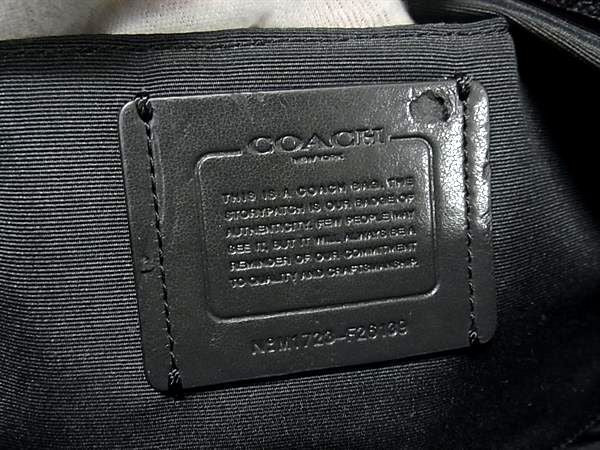 COACH コーチ ハンドバッグ シグネチャー F26139 ブラック ブラウン PVC レザー レディース 2WAY ゴールド金具