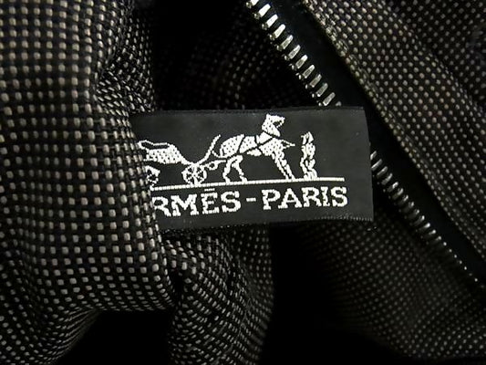 HERMES エルメス ハンドバッグ エールライン トートPM グレー キャンバス レディース シルバー金具