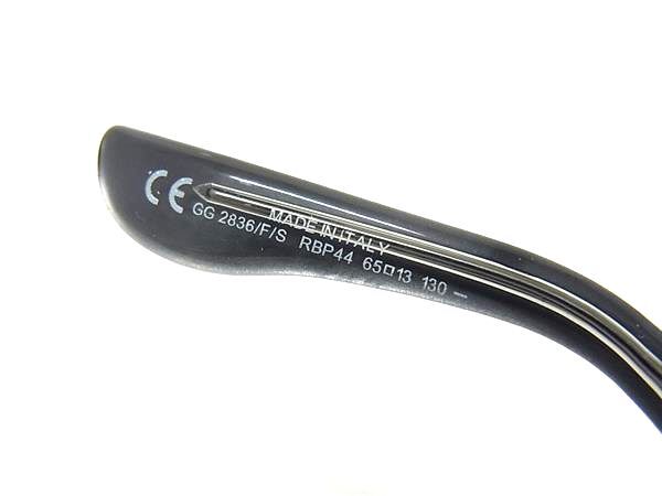 GUCCI グッチ サングラス GG2836/F/S ブラック ブラックグラデーション プラスチック ユニセックス 美品